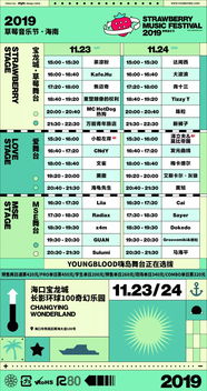 2019海南草莓音樂(lè)節(jié)全陣容公布，全票種25日12點(diǎn)全面開啟預(yù)售